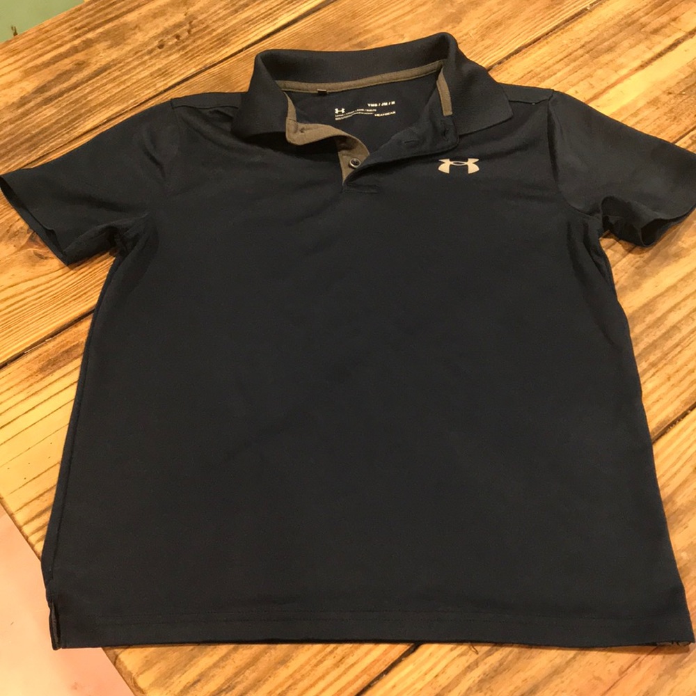 Boys underarmour polo